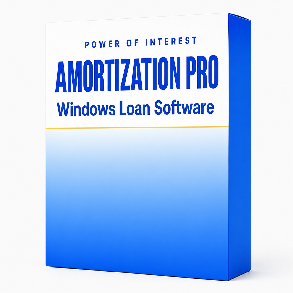 Amortization Pro Windows loan software product box