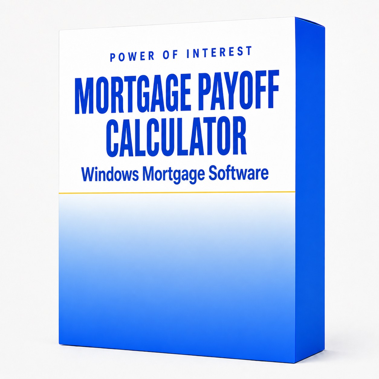 Mortgage Payoff Calculator Windows software box